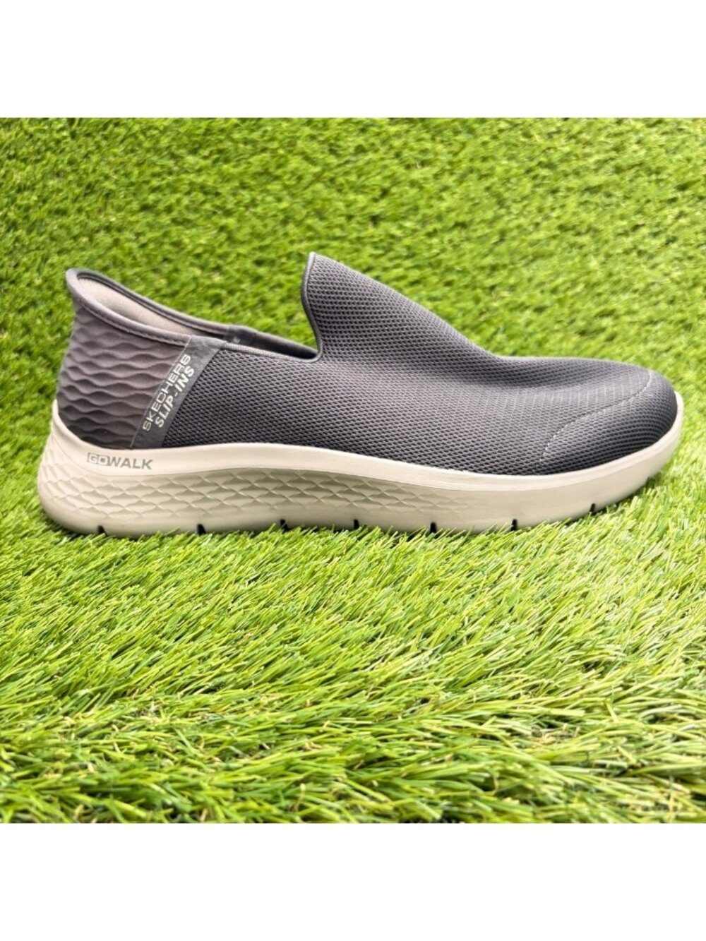Skechers Go Walk Flex No Hands Mens Size 10.5EE Dark Gray Walking Shoes Sneakers